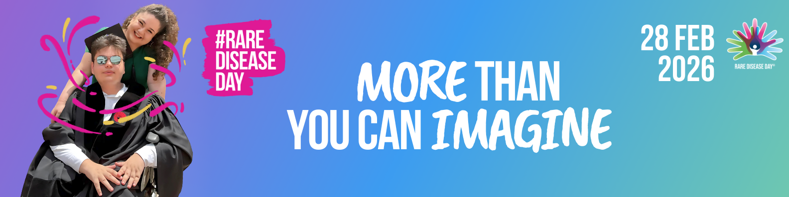 Zwei Jugendliche mit seltenen Erkrankungen.